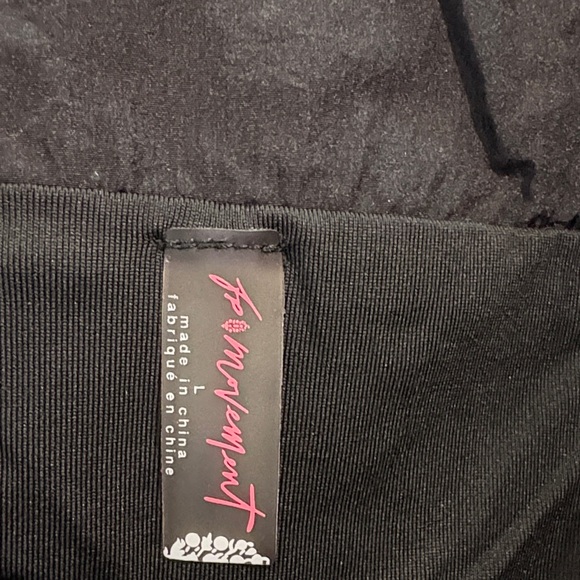 FP Movement by Free People Way Home High Waist Black Shorts - Picture 3 of 4